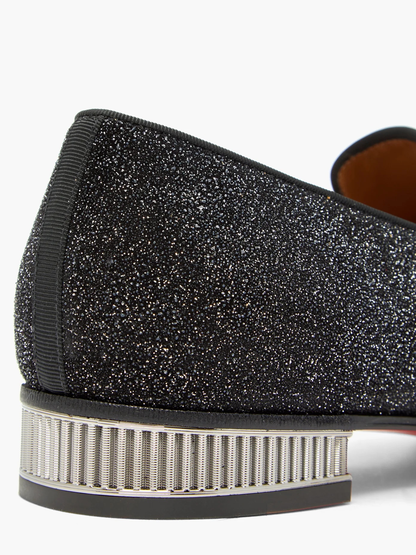 Colonnaki glittered leather loafers - 6