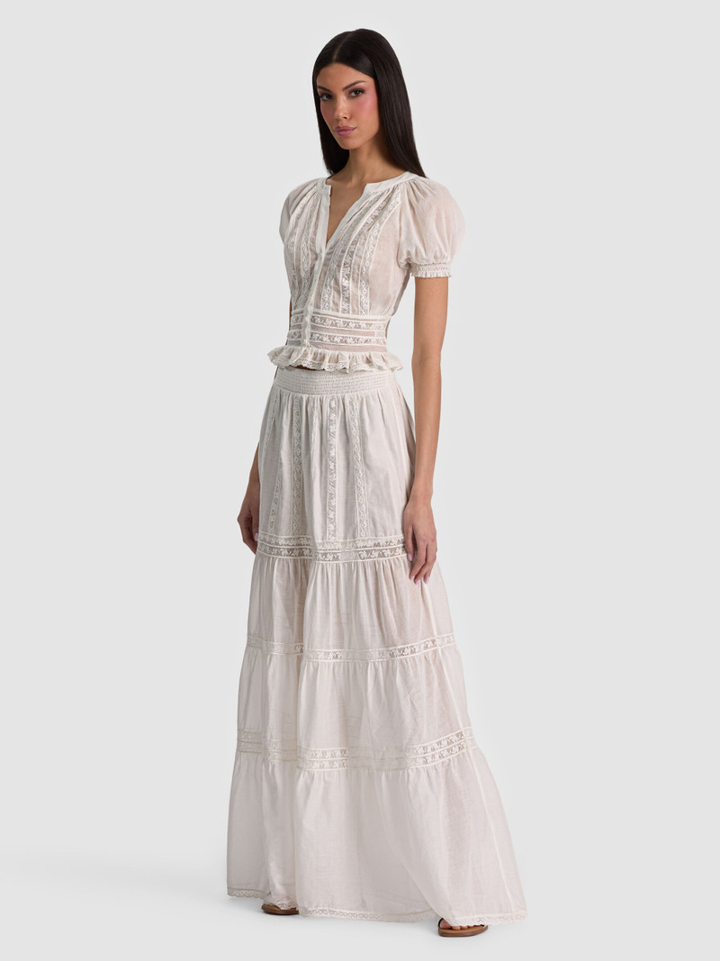KATHRYN LACE TRIM BLOUSE 6