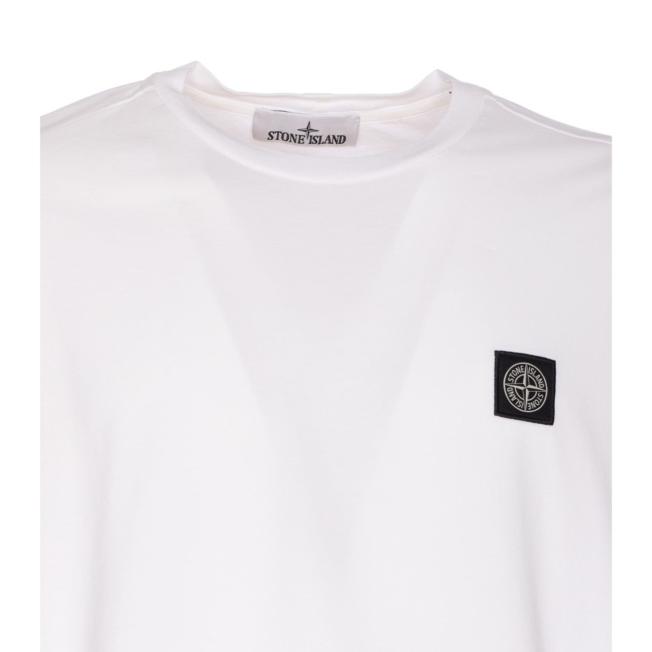 Stone Island Men Compass Patch Logo T-Shirt - 4