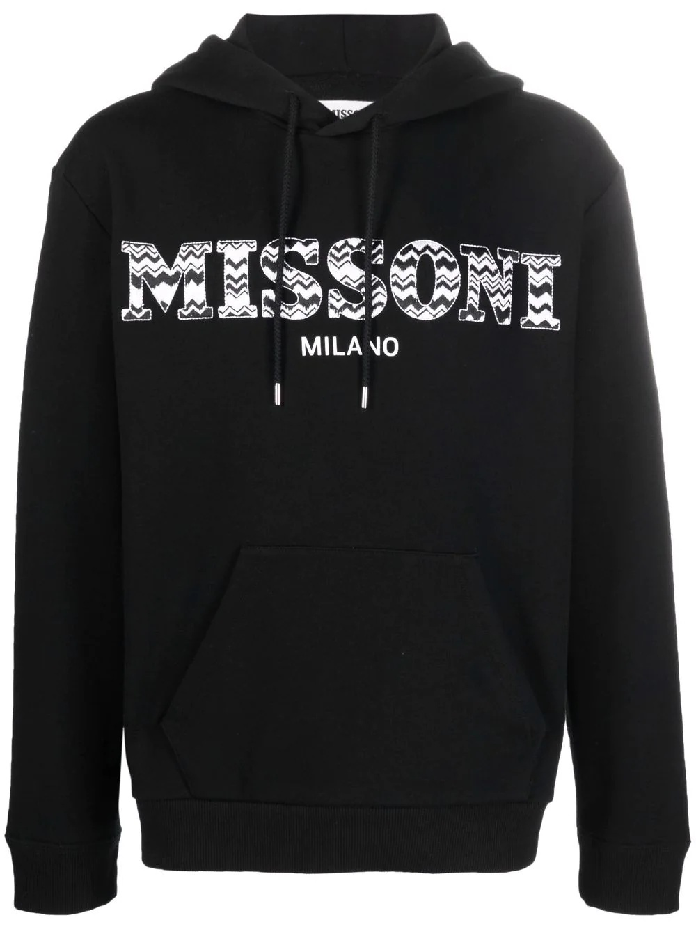 logo-print pullover hoodie - 1