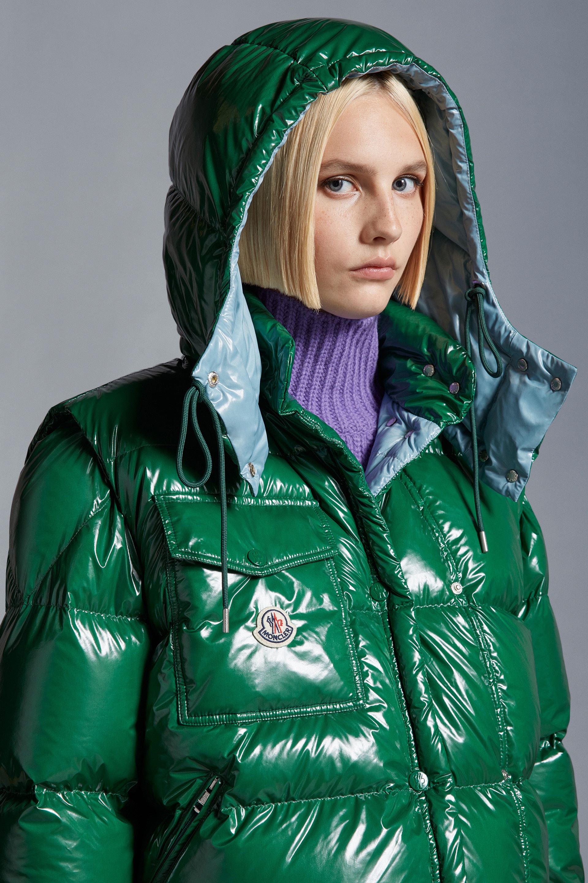 Moncler green jacket womens best sale