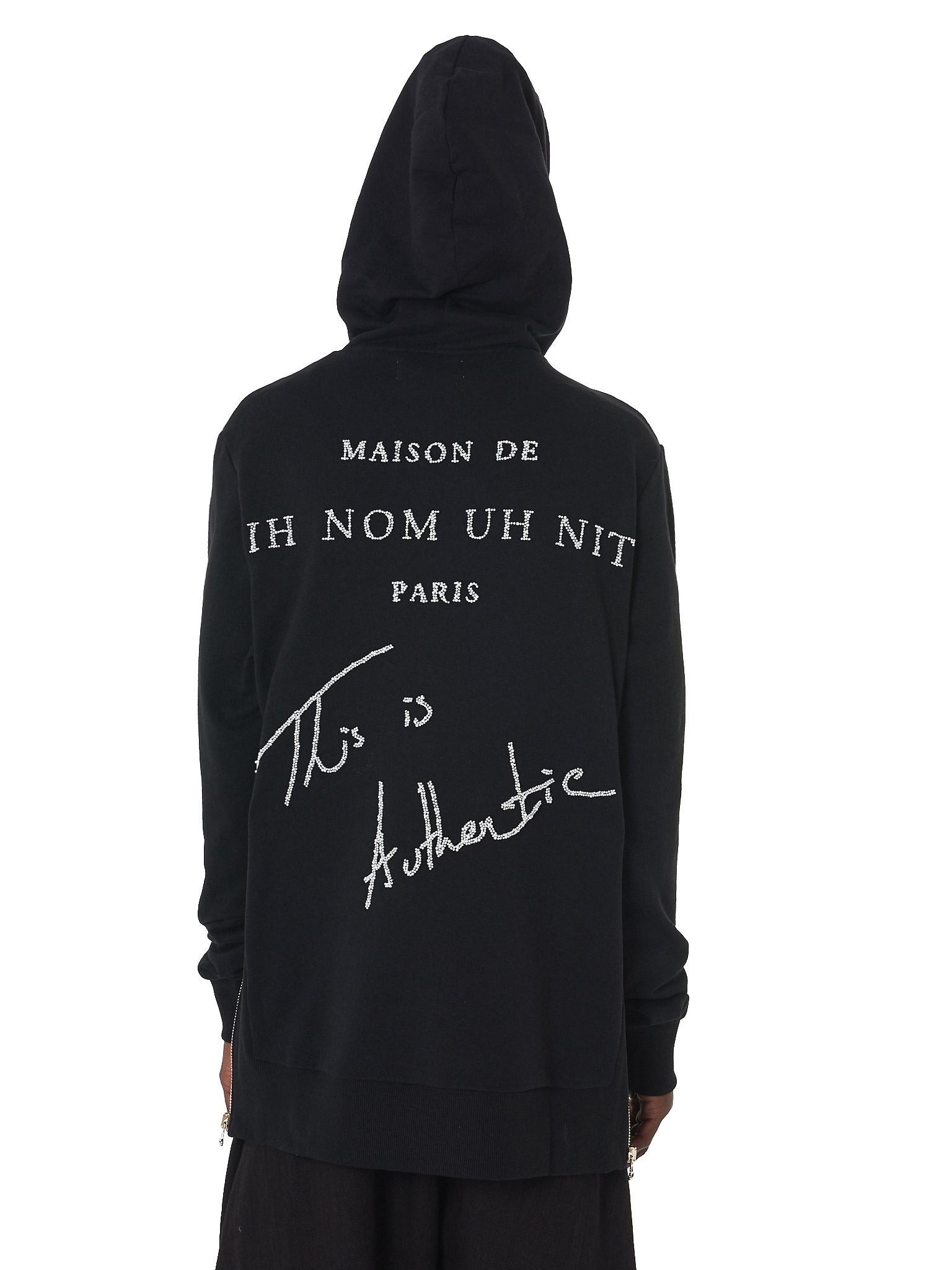 Pearl Crest Hooded Logo Sweater - 5