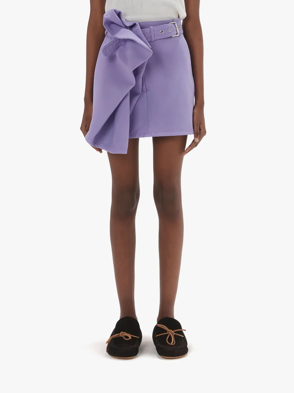 FOLD OVER MINI SKIRT - 2