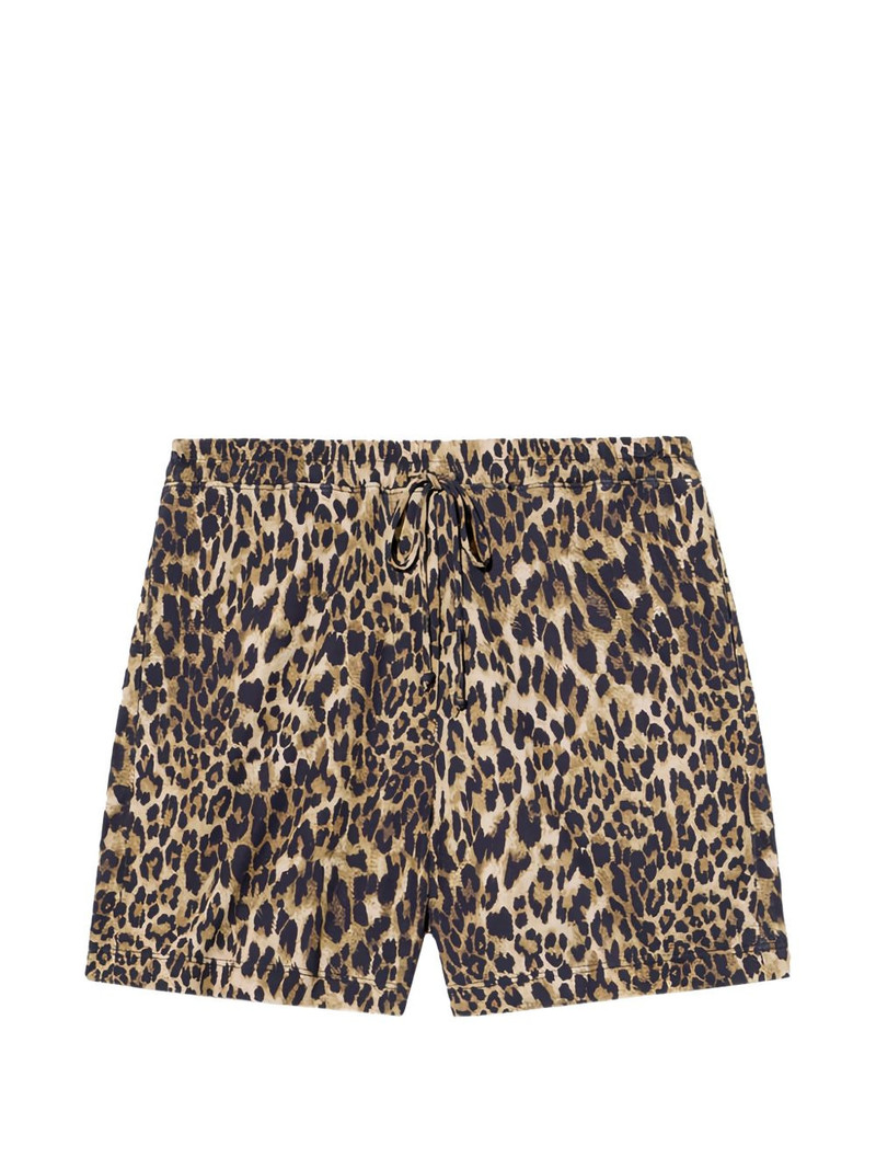 drawstring leopard-print shorts 1