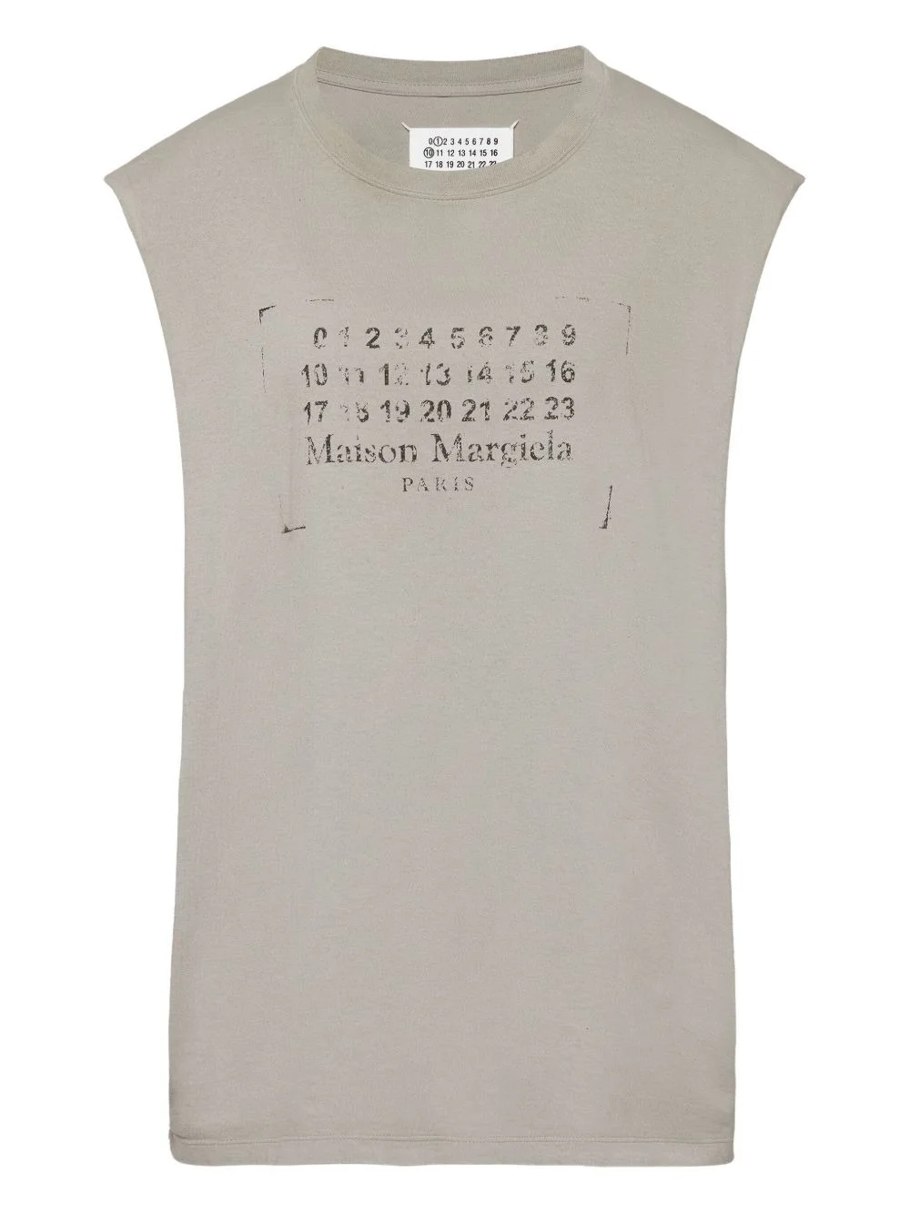 logo-print sleeveless top - 1