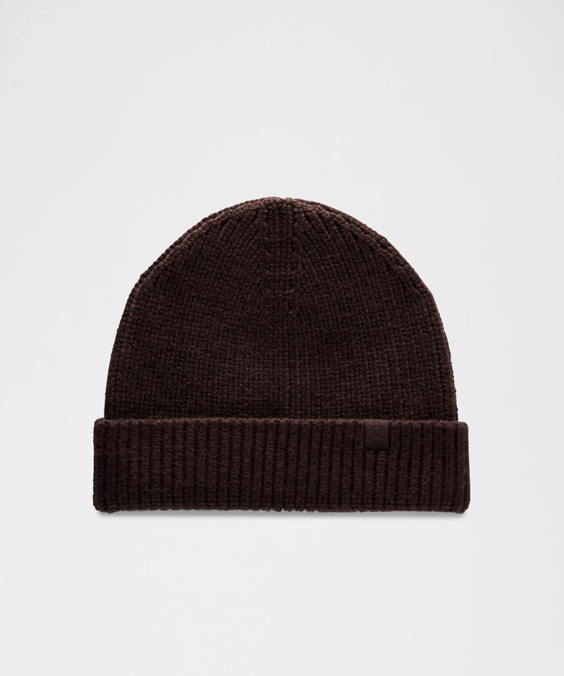 Close-Fit Wool-Blend Ribbed Knit Beanie 1