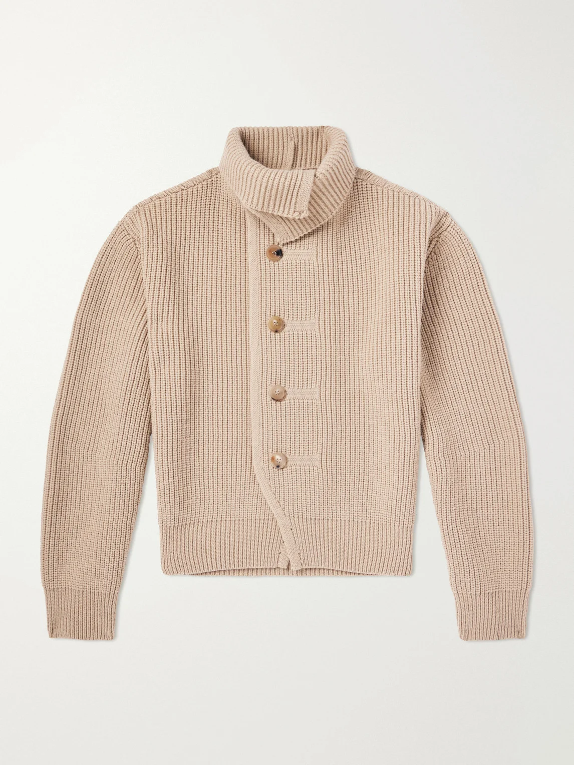 Ribbed Wool Cardigan - 1
