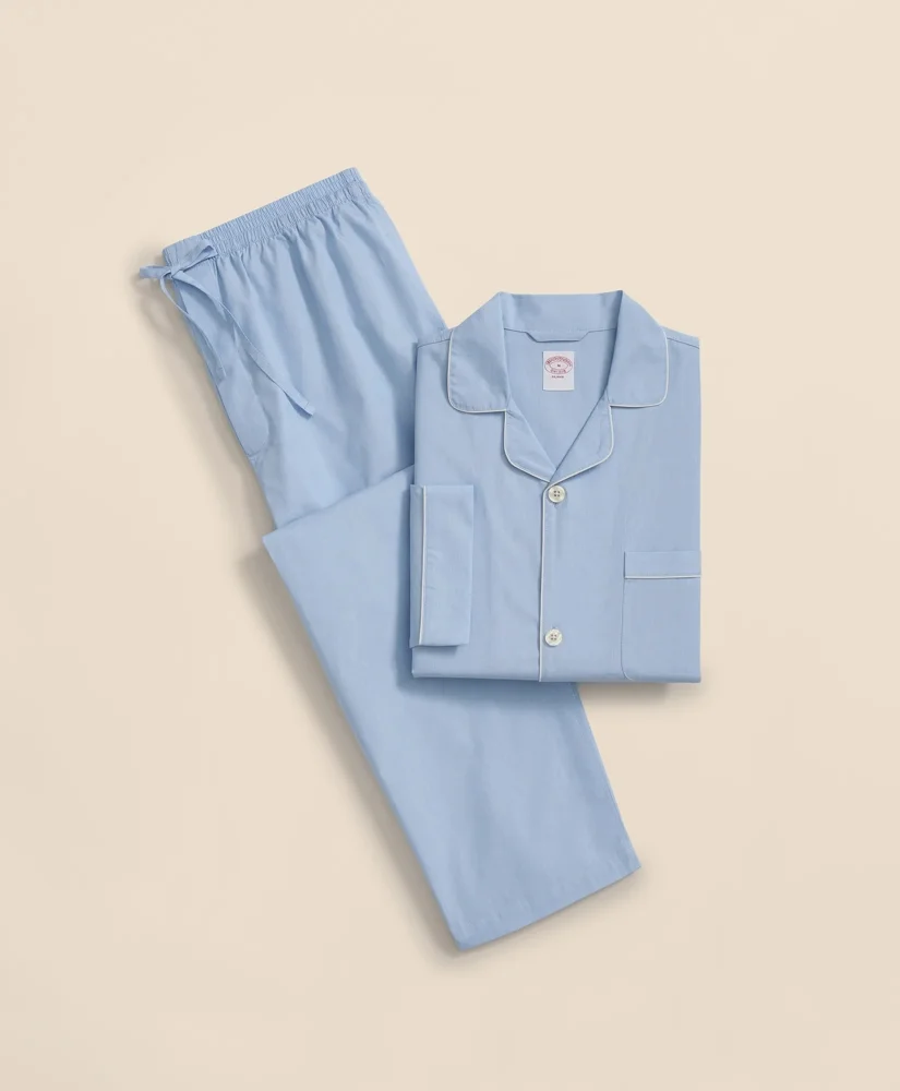 Cotton Broadcloth Pajamas - 1
