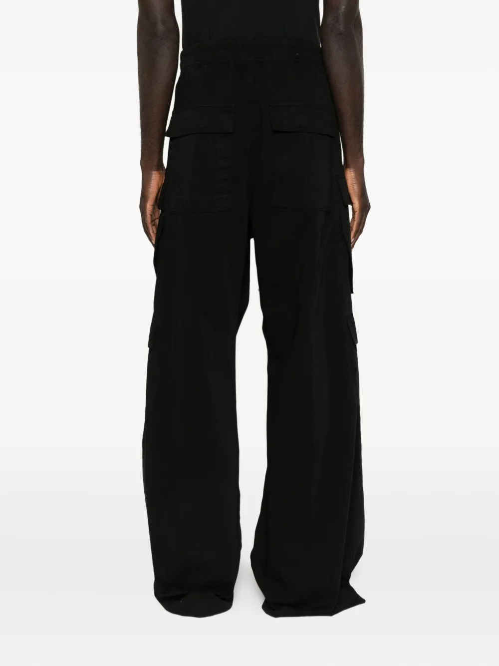 RICK OWENS DRKSHDW - Men Twill Double Cargo Jumbo Belas Pants - 3