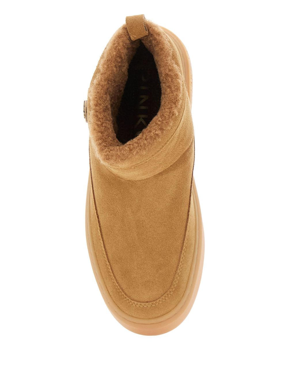 suede platform boots - 3