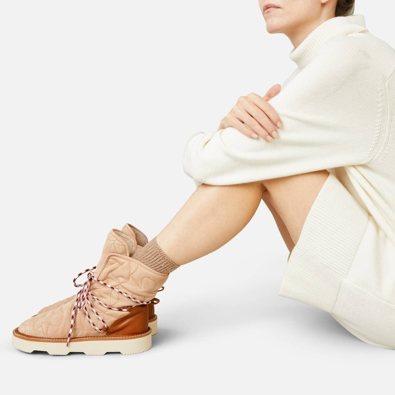 Hogan H626 Ankle Boots Beige Brown Ivory 6