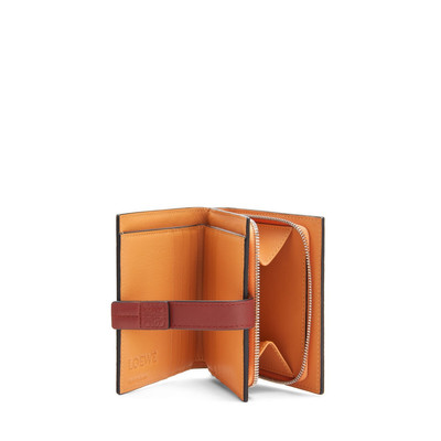 Loewe Compact zip wallet in soft grained calfskin outlook