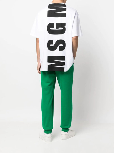 MSGM logo-print T-shirt outlook