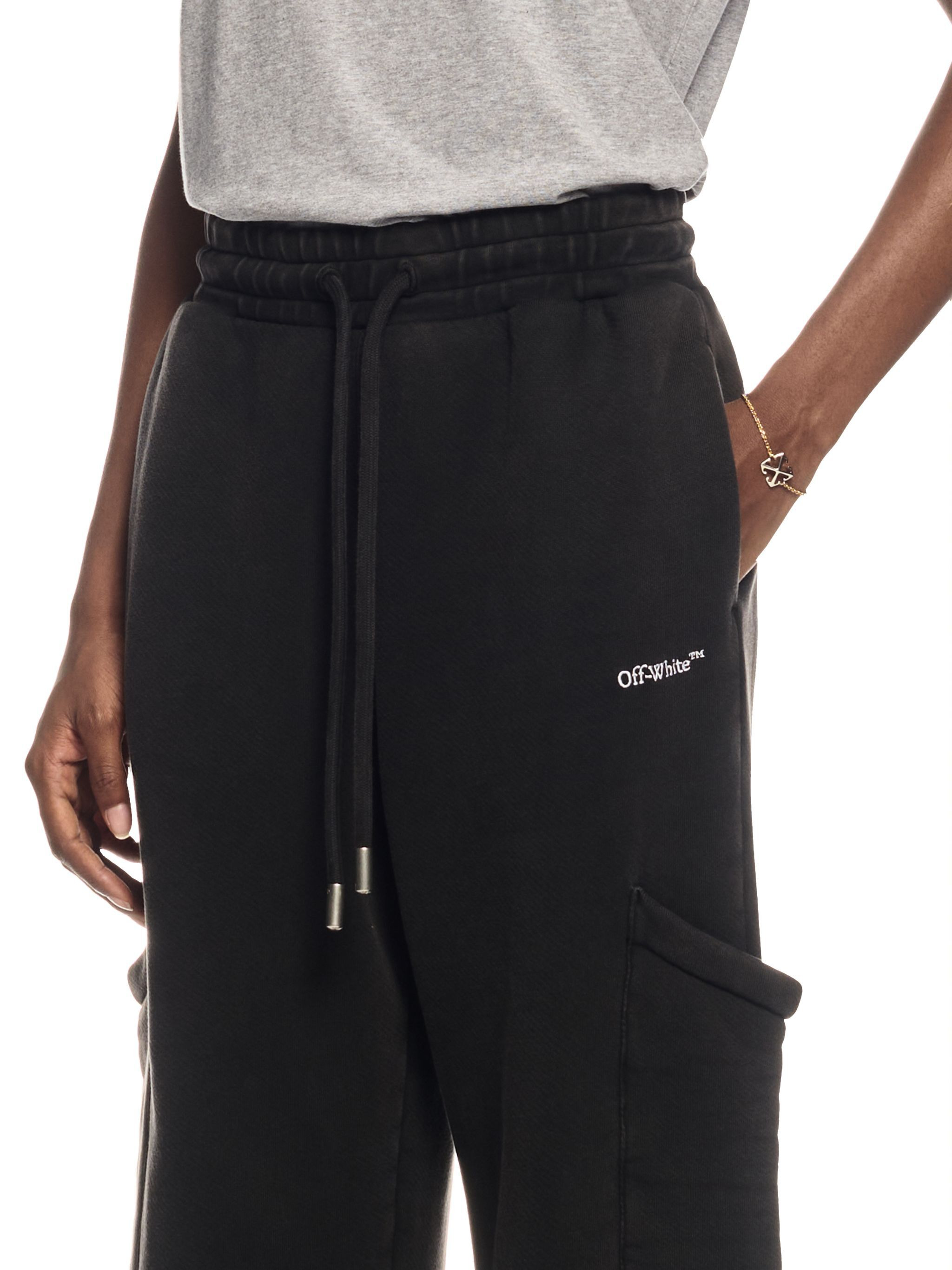 Black Bookish Cargo Sweatpants - 5