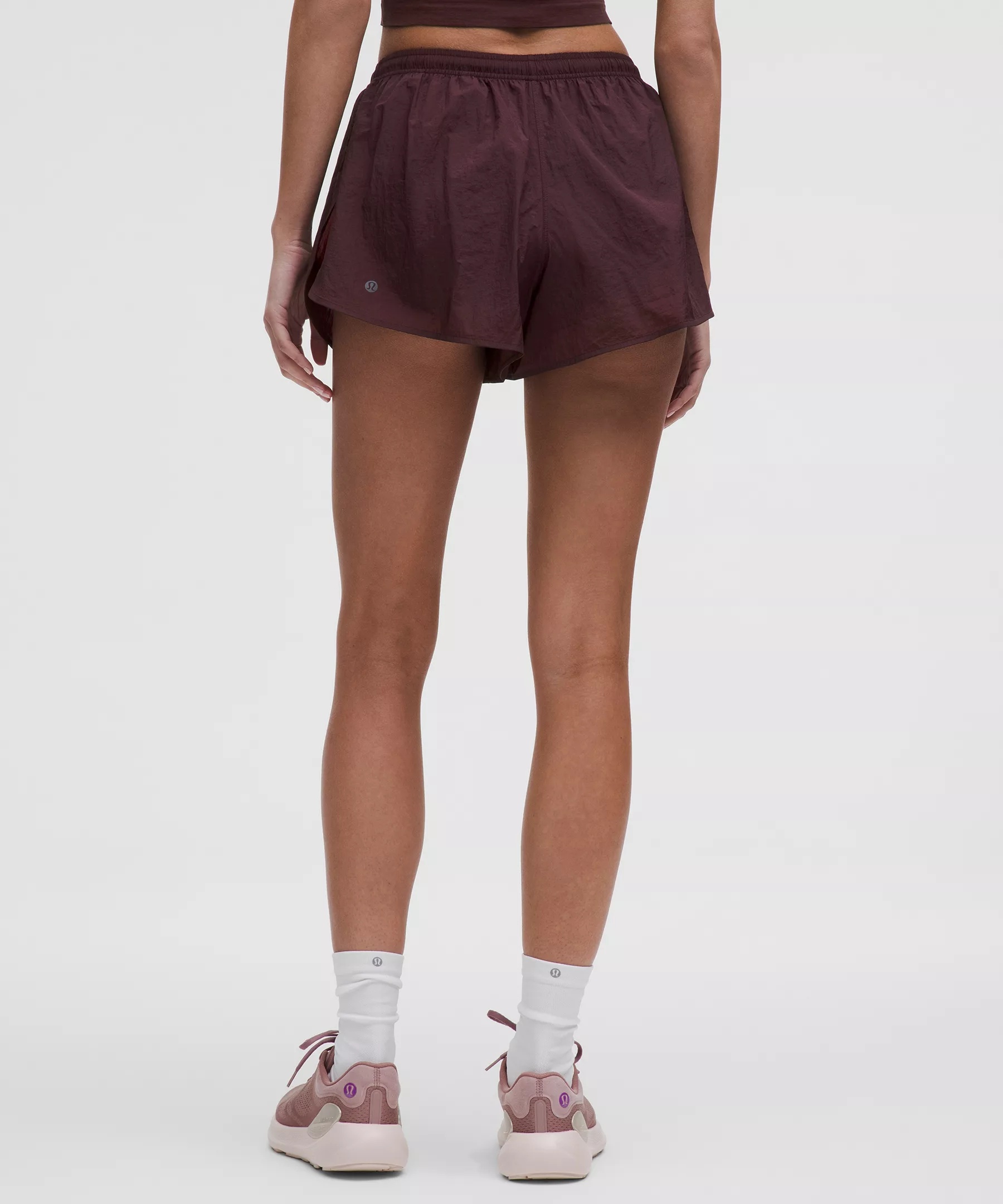 Dolphin-Hem Mid-Rise Running Short 3" - 3