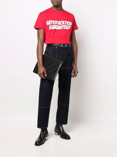 DSQUARED2 slogan-print cotton T-shirt outlook