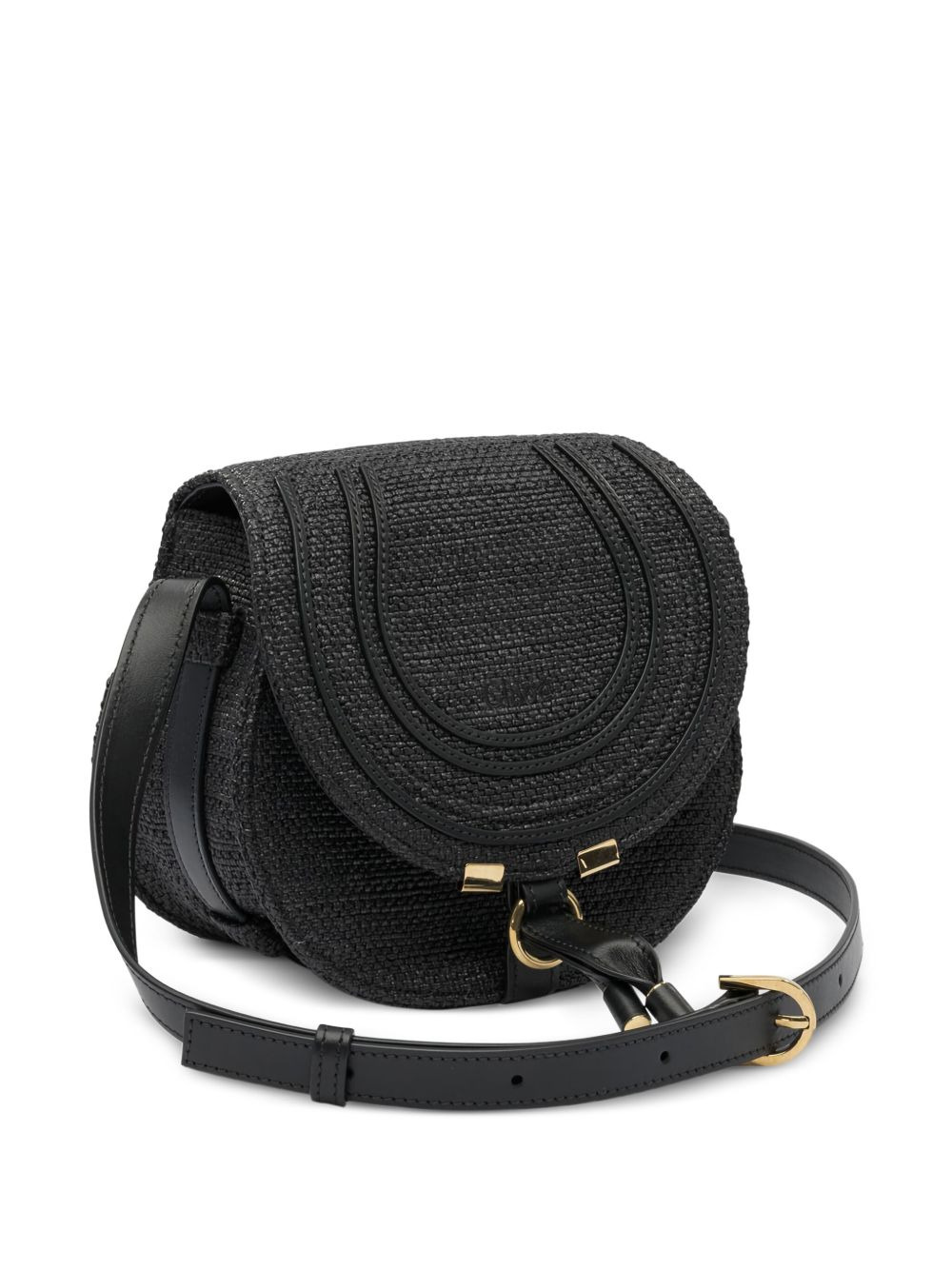 Marcie woven-detail flap shoulder bag - 2