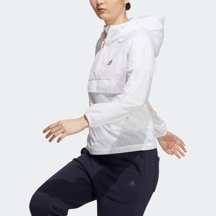 (WMNS) adidas Tech Windbreaker Excite Jackets 'White' GP0658 - 2