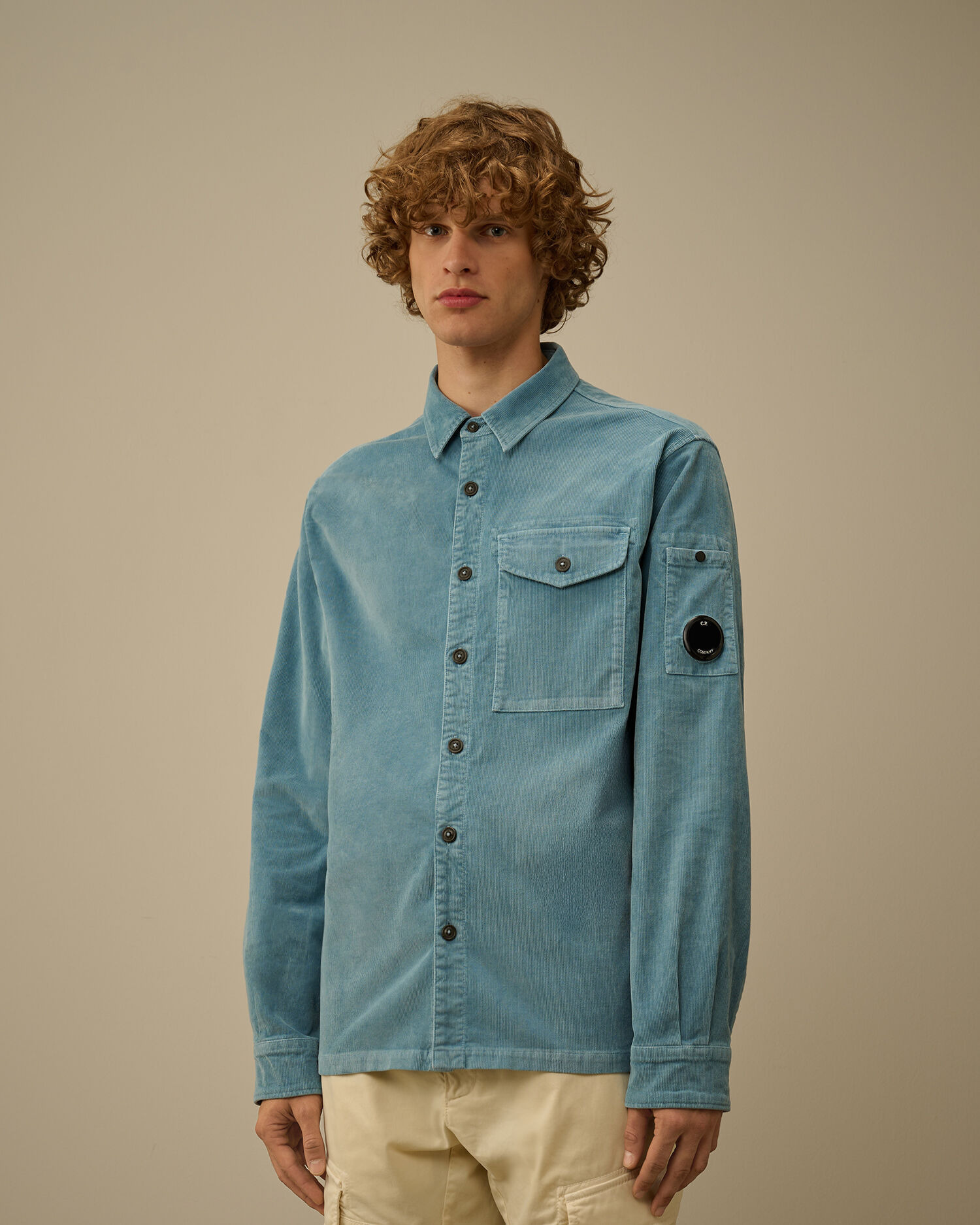 Corduroy Lens Longsleeve Button Shirt - 3
