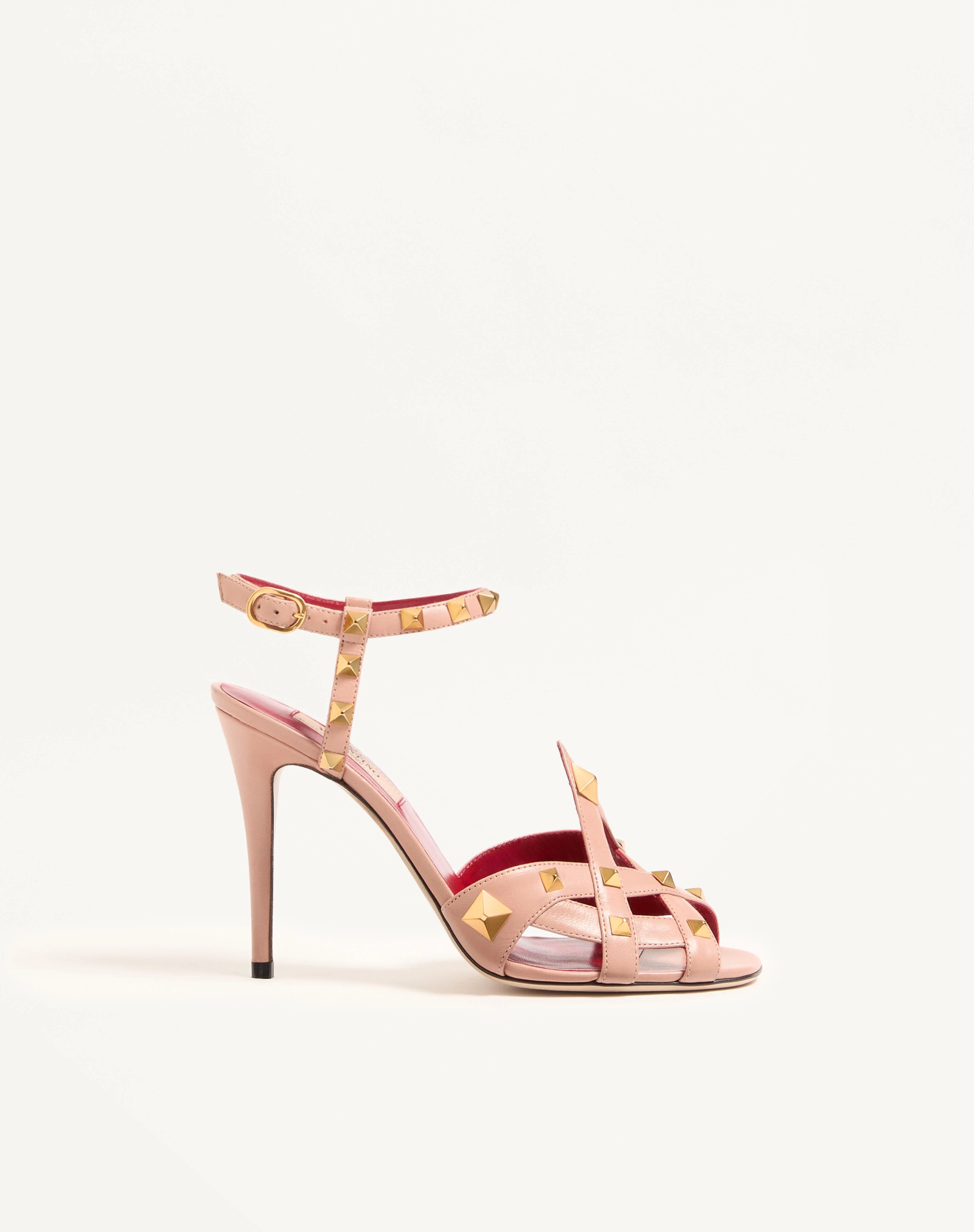 STUDDY KIDSKIN SANDAL 100MM - 1