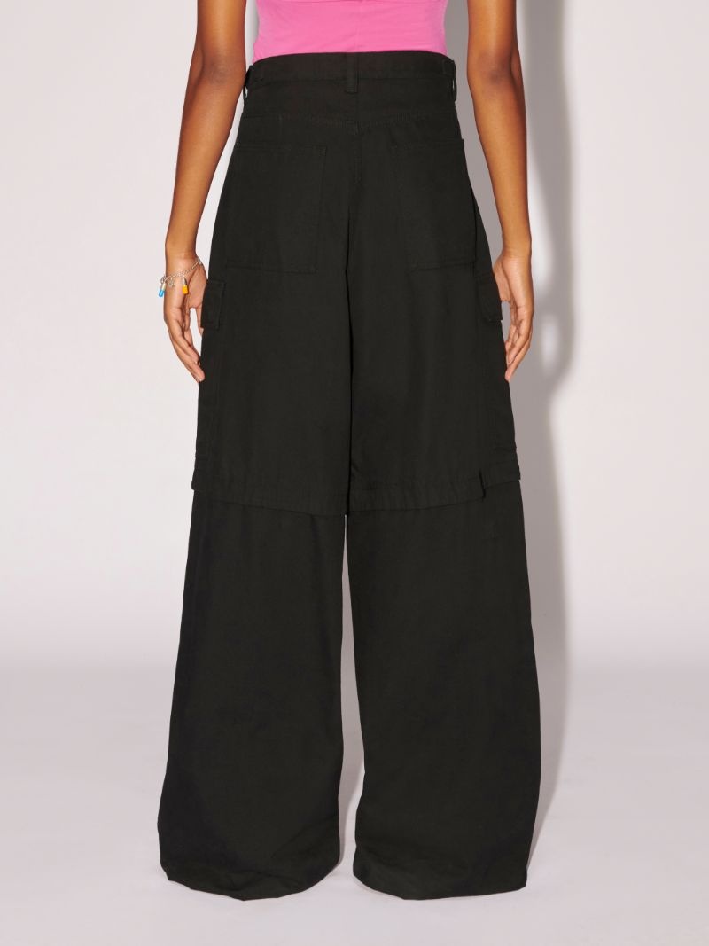 Wide Cargo Pants - 6
