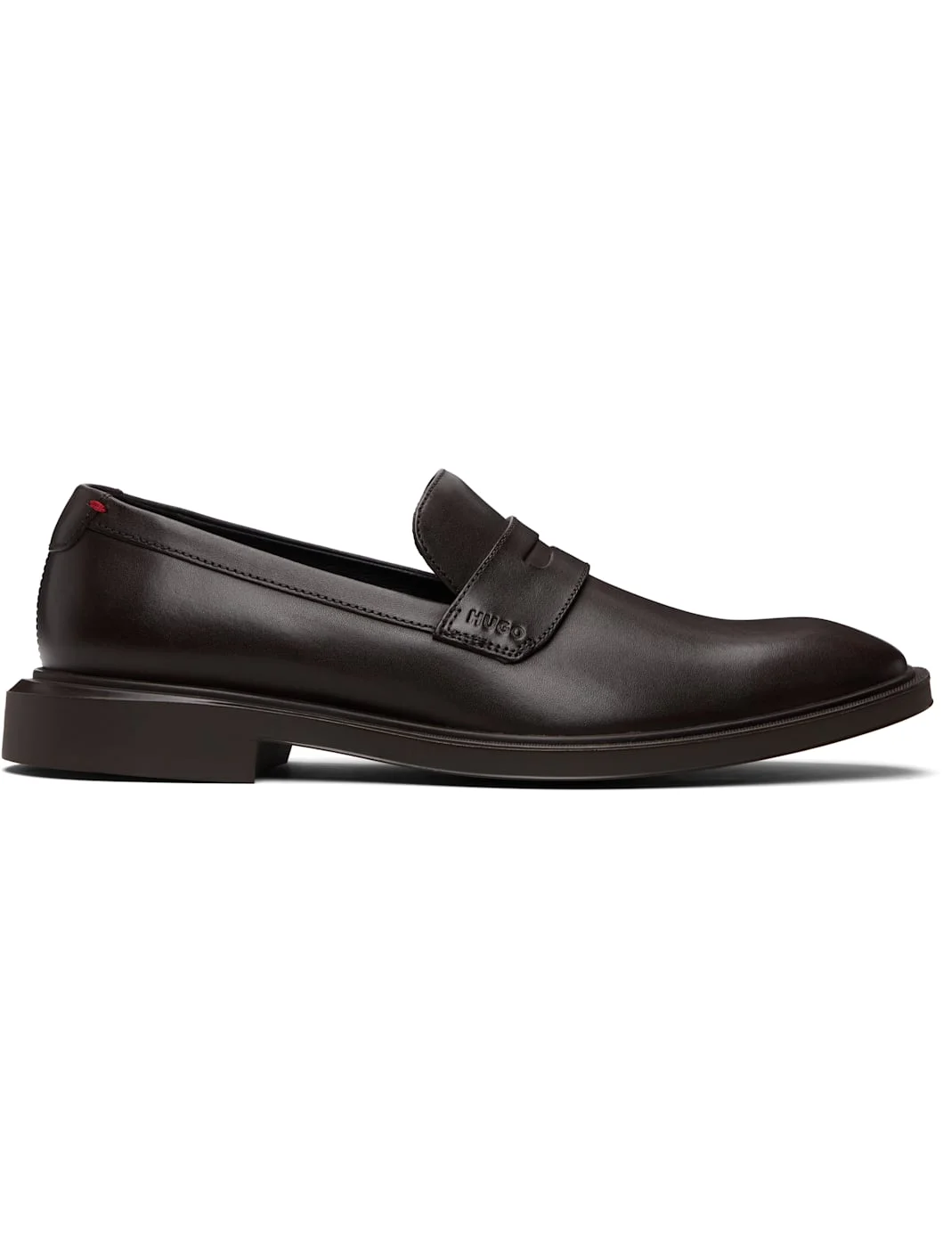 Brown Penny Trim Loafers - 1