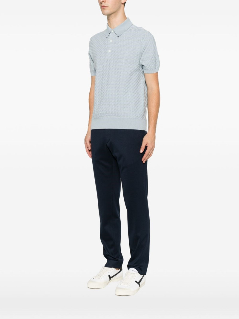 Brioni Cotton and cashmere polo shirt outlook