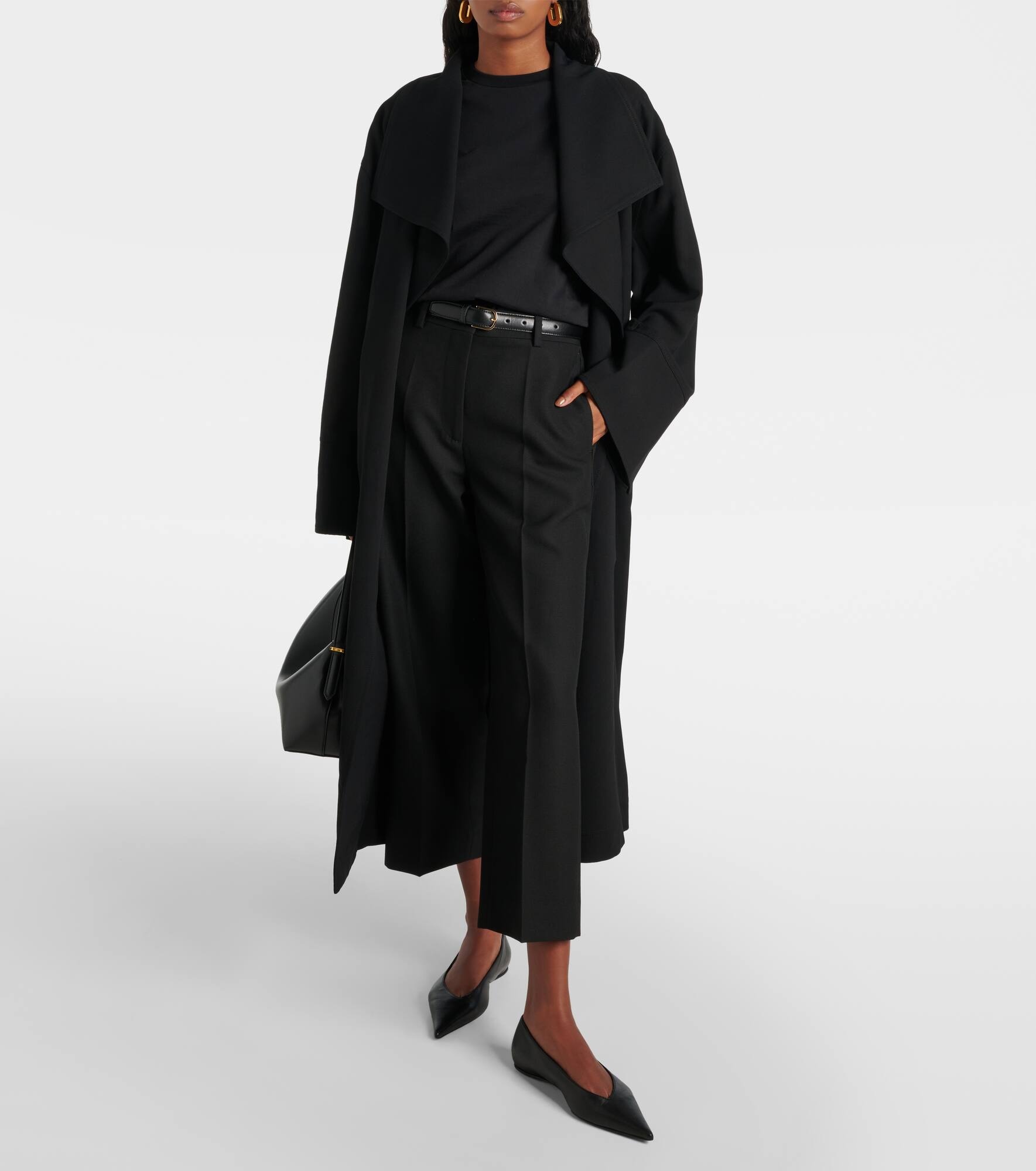 Oversized twill coat - 7