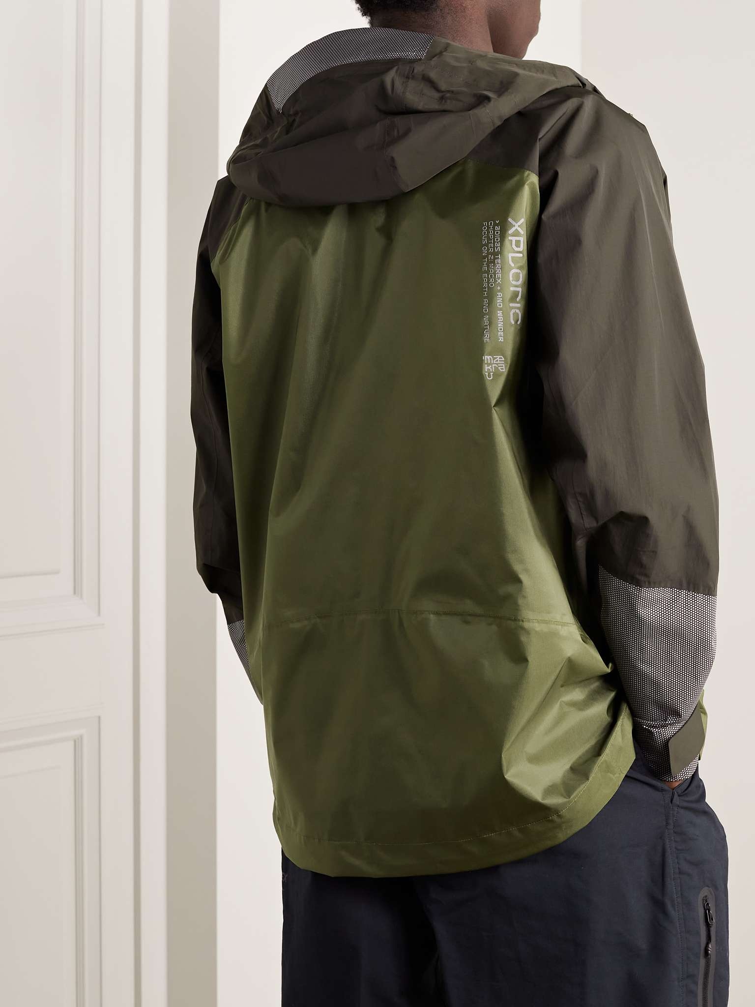 + And Wander TERREX Xploric Panelled Recycled RAIN.RDY Shell Hooded Jacket - 4