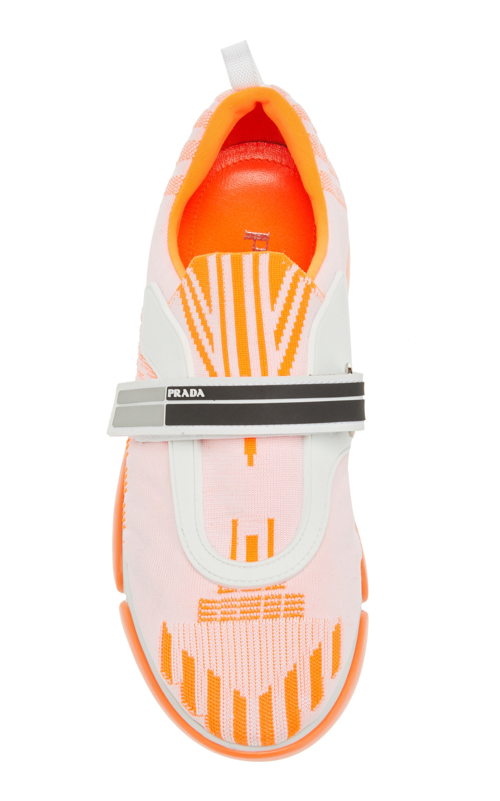 Prada Allacciate Sneakers orange modaoperandi REVERSIBLE