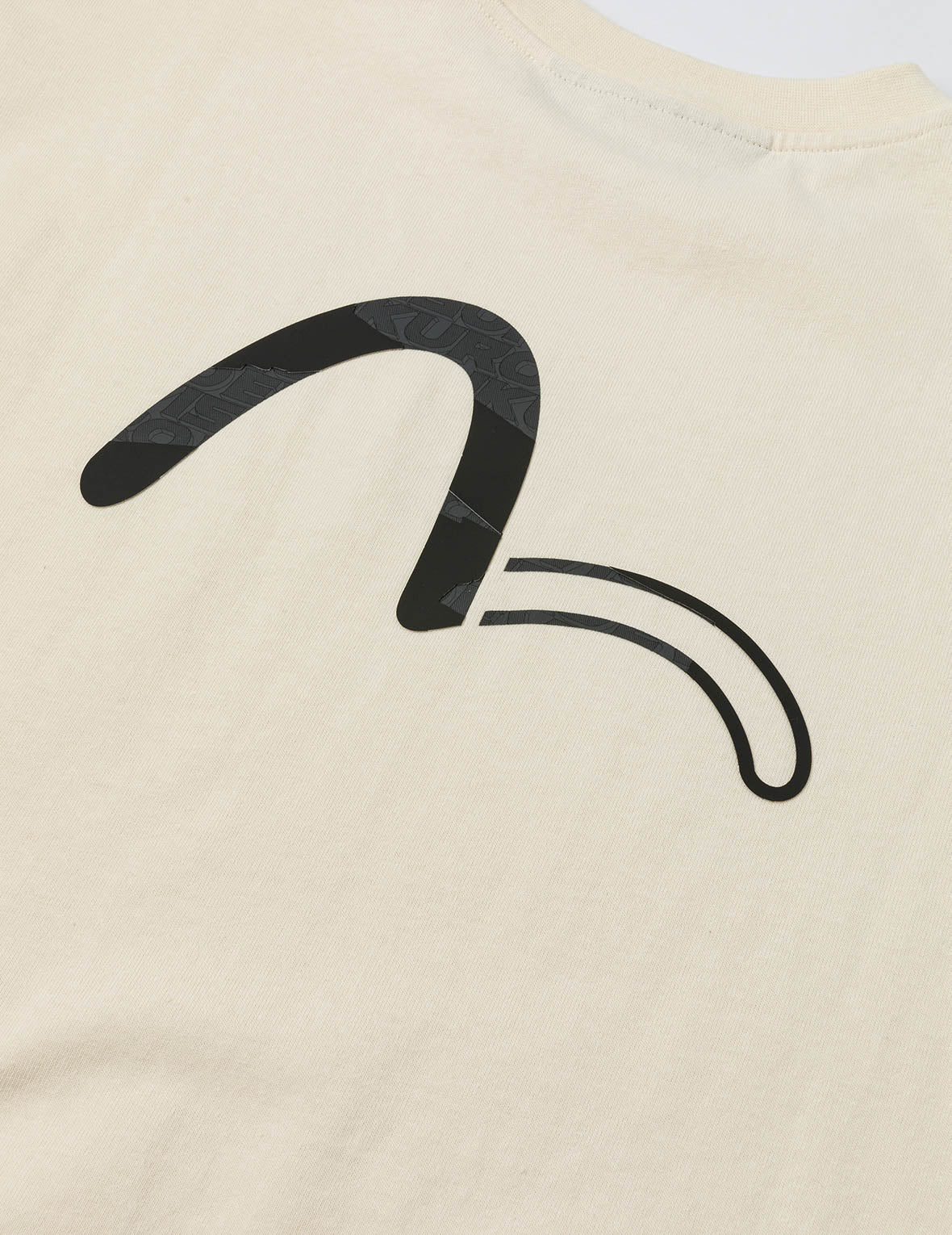 EVISUKURO and Contrasting Seagull Print Relax Fit T-shirt - 7