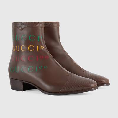 GUCCI Men's Gucci 100 ankle boot outlook