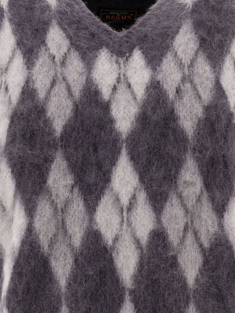 argyle-knit vest - 5