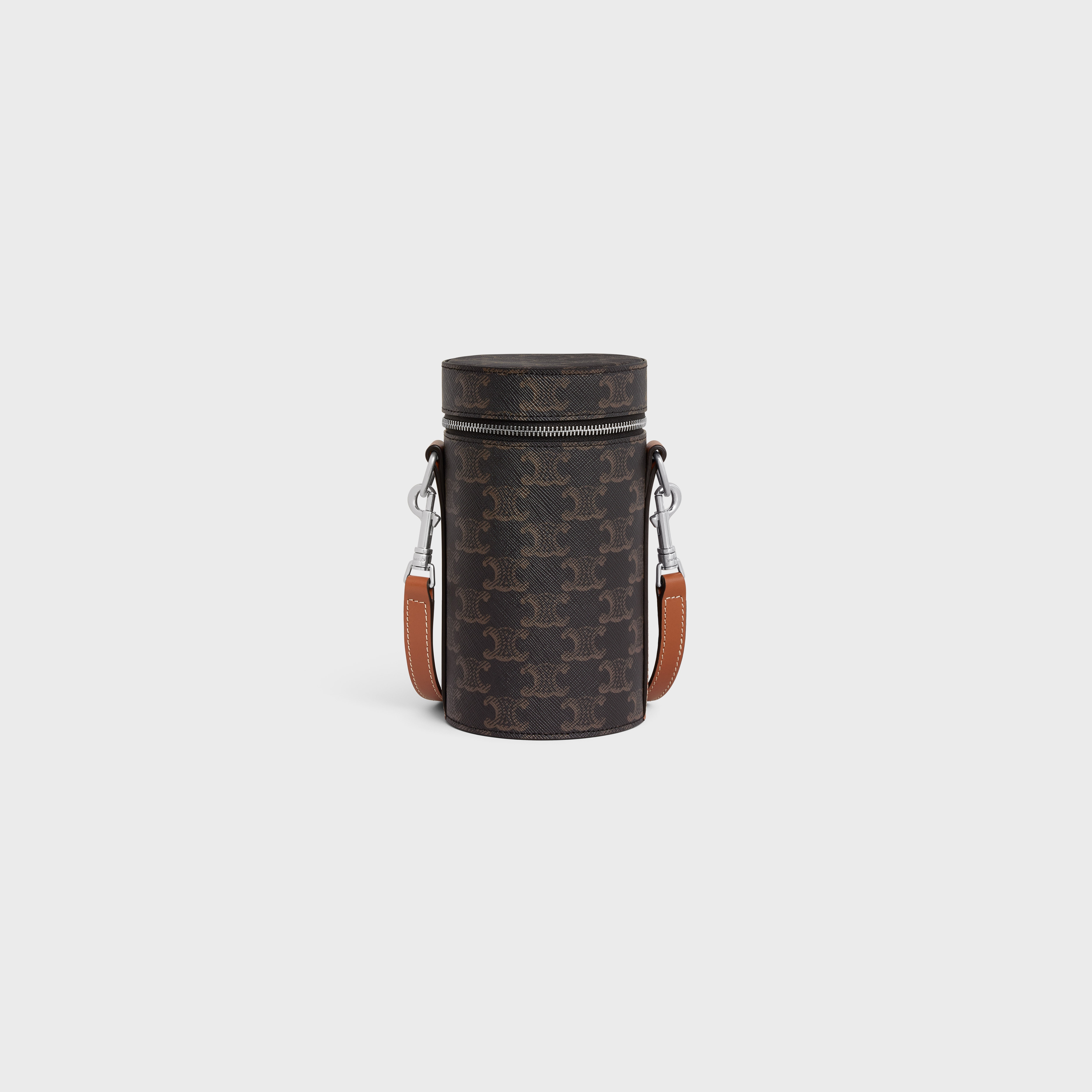 VERTICAL CYLINDER in Triomphe Canvas and calfskin - 1