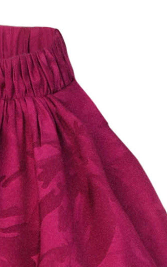 Stefano Gathered Blouse burgundy - 3