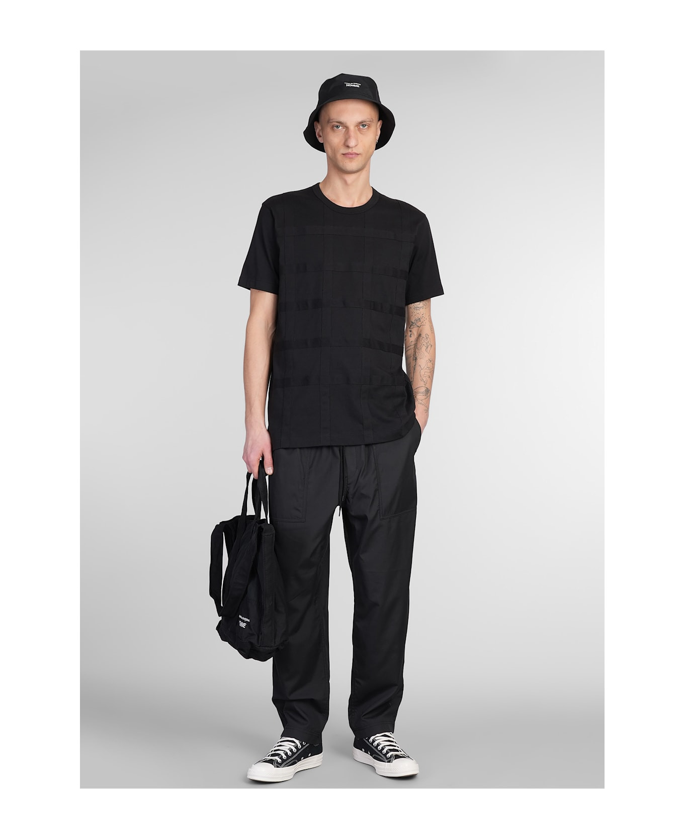 T-shirt In Black Cotton - 2