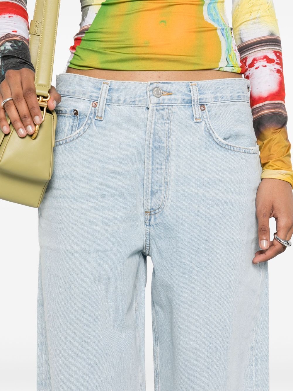 Low Slung Baggy cotton jeans - 5