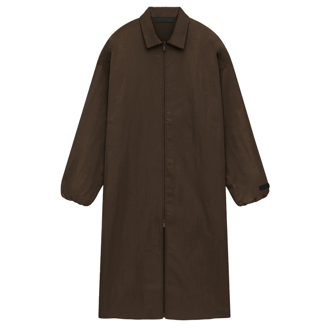 Textured Nylon Trench - 1