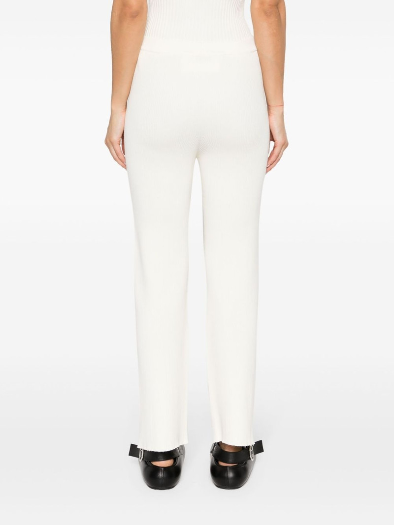 straight-leg rib-knit trousers 4