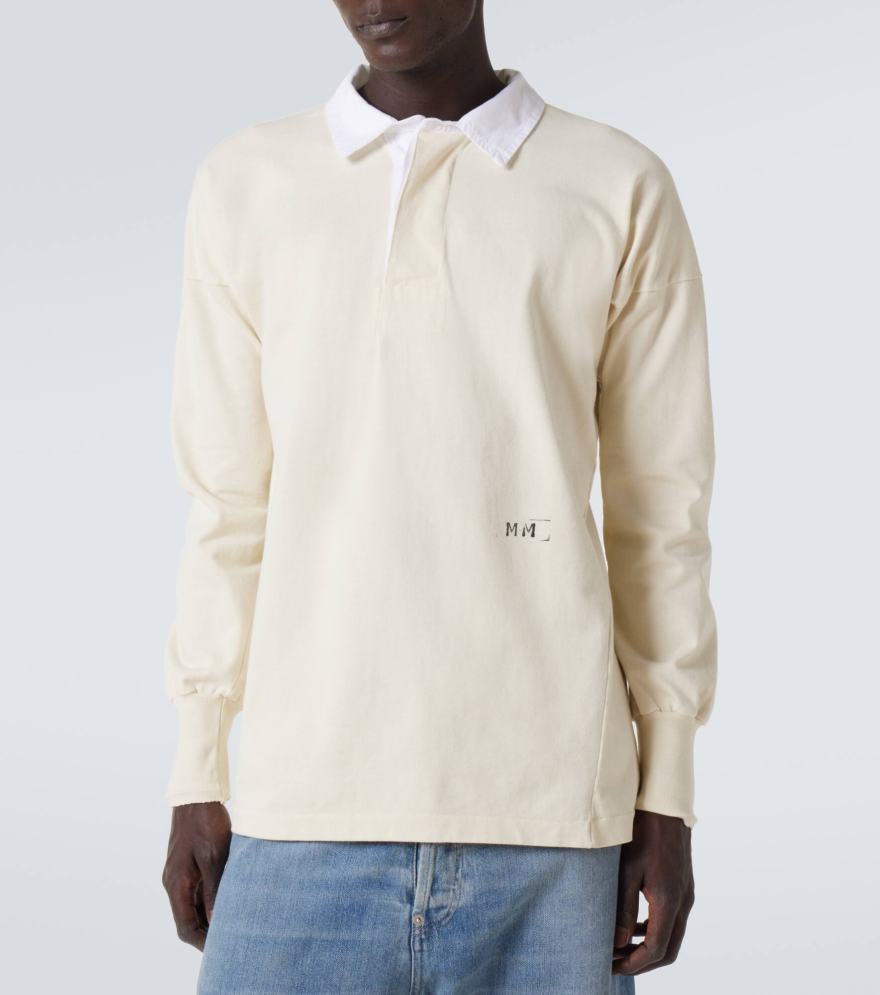 Logo cotton jersey polo shirt - 3