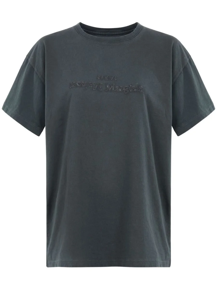 Maison Margiela Logo Cotton T-Shirt - 1