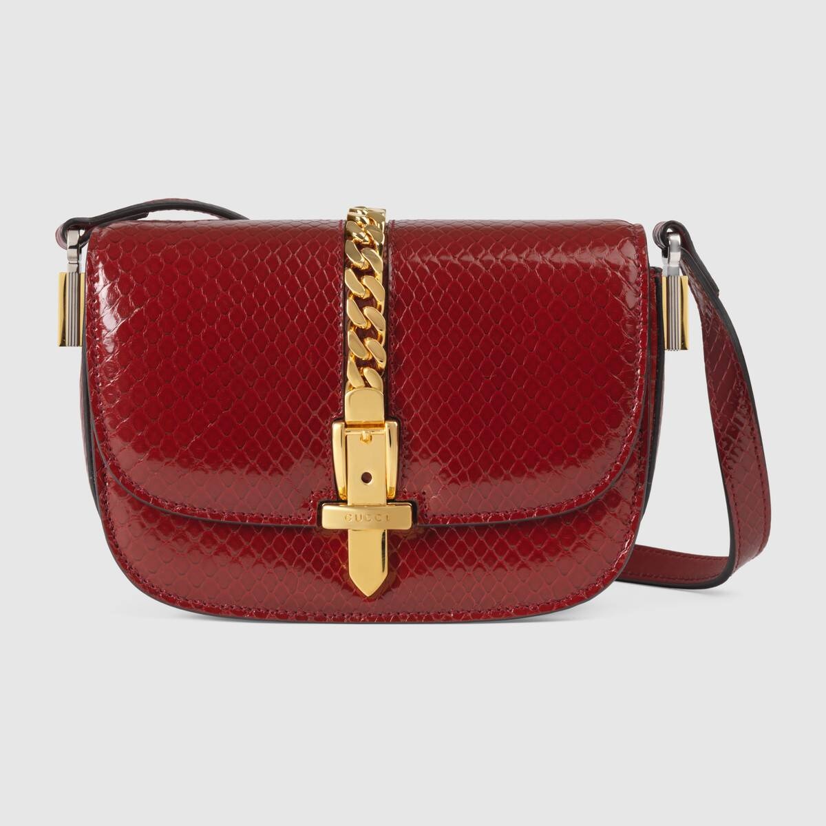 Sylvie 1969 python mini shoulder bag - 1