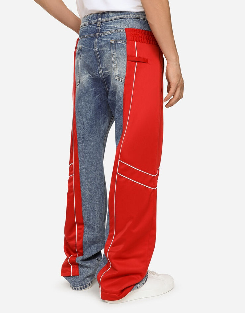 Jeans with technical jersey inserts 6