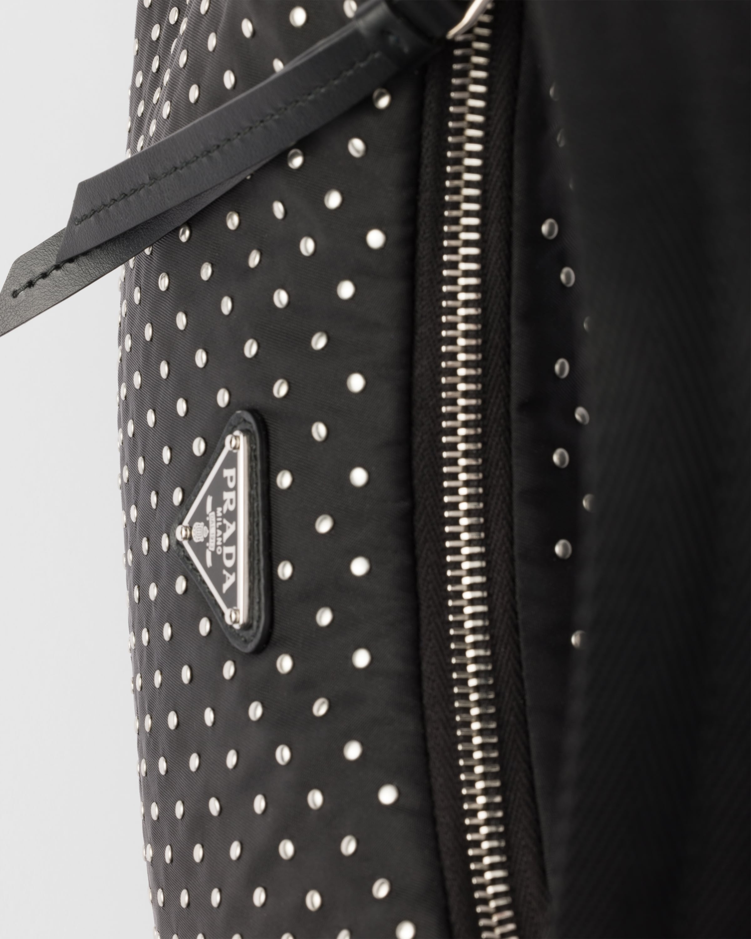 Prada Re-Edition Re-Nylon mini bag with studs - 6