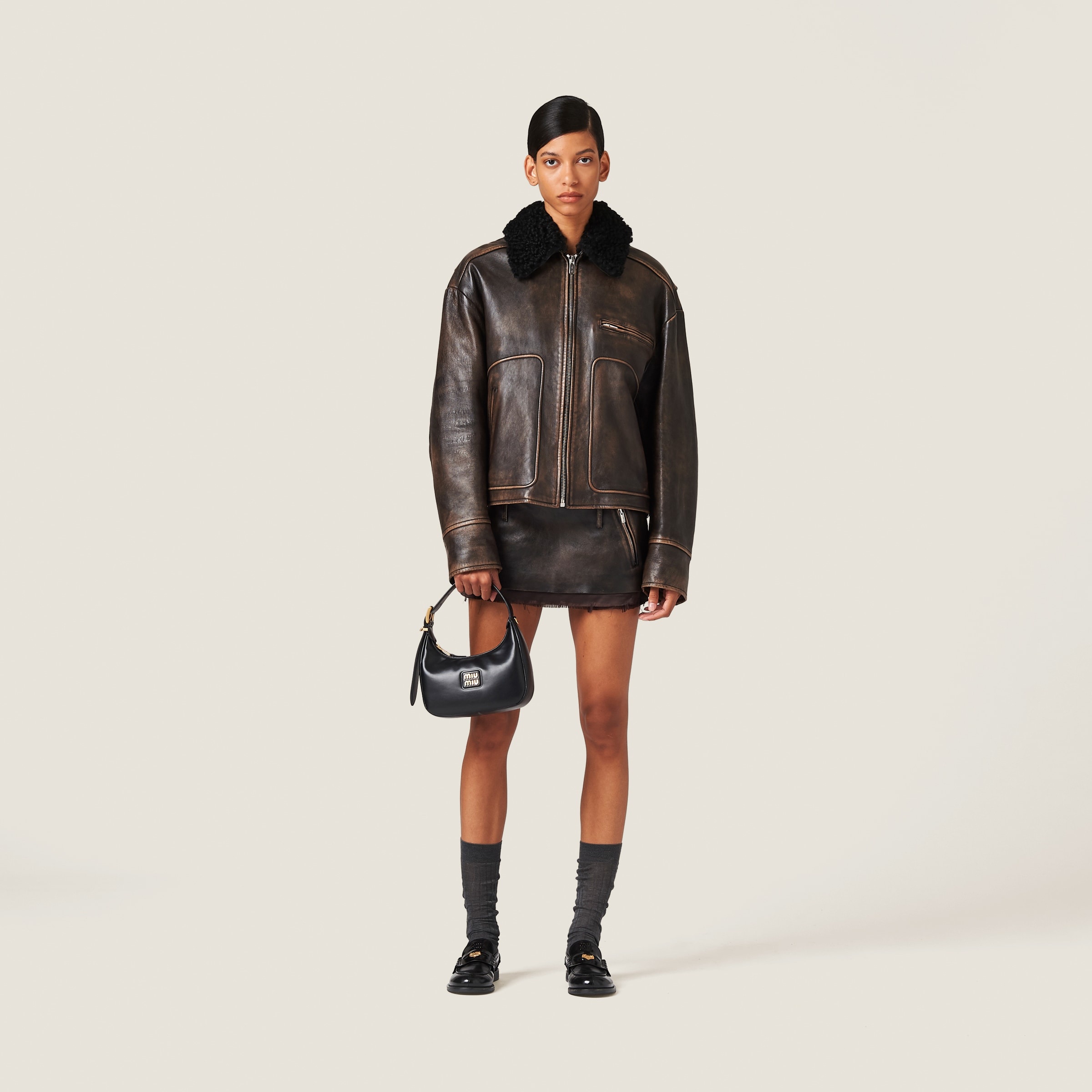 Nappa leather skirt - 2
