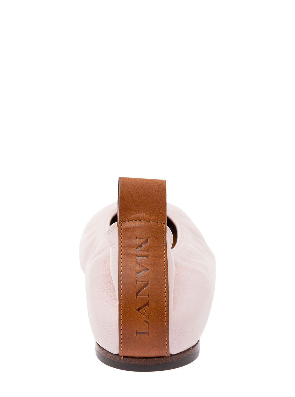 Lanvin Women Pink Ballet Flats In Leather Woman - 4