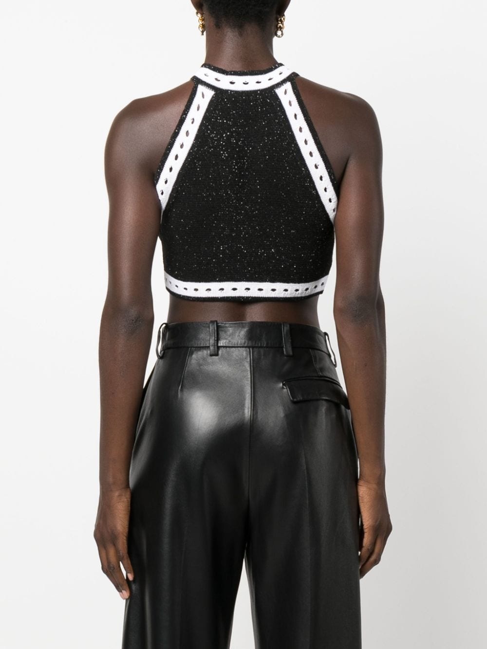 cut-out detail cropped top - 4