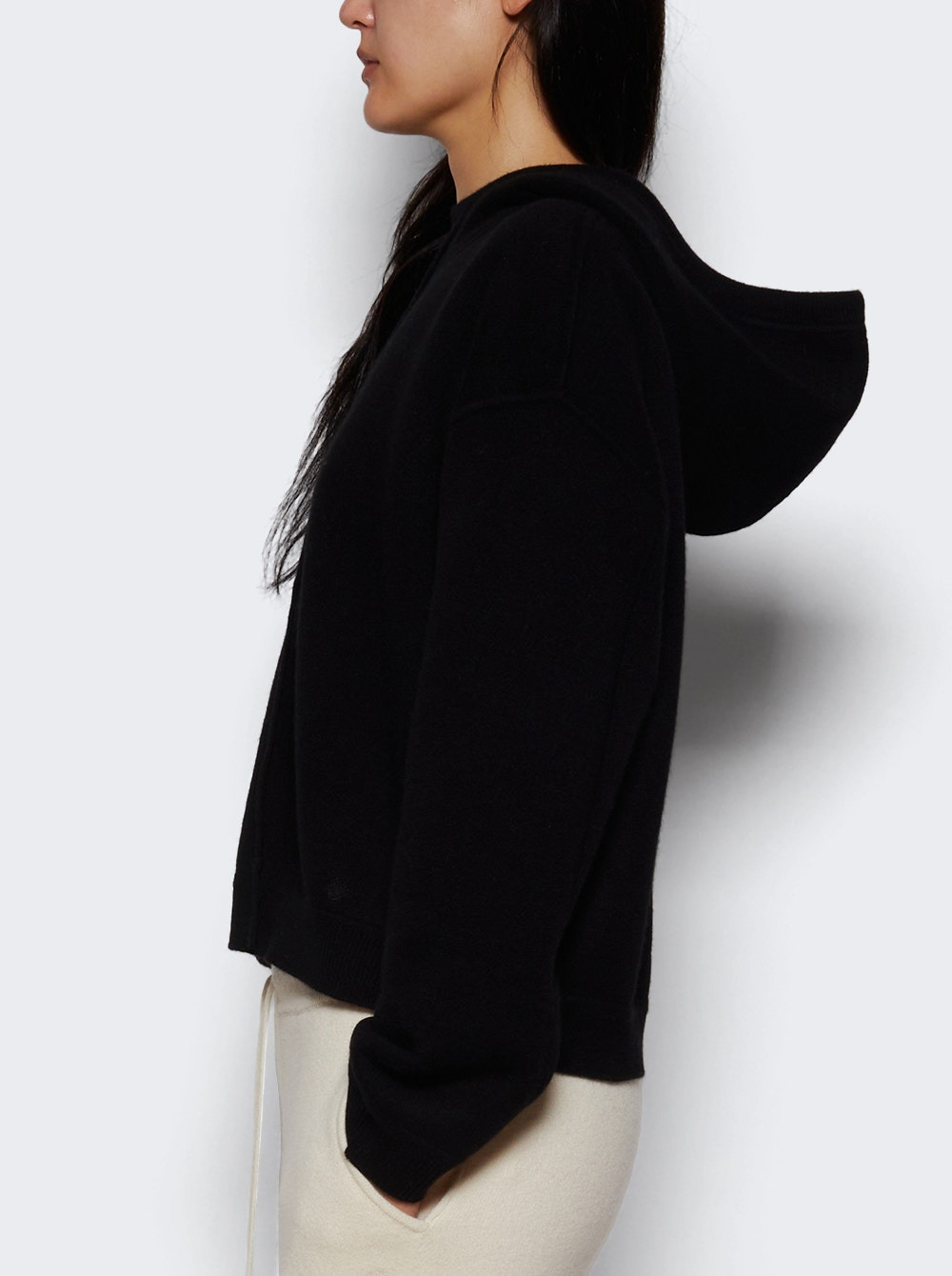 Sarla Loose Fit Hoodie Black - 3