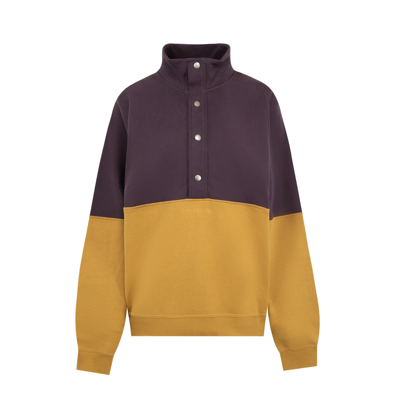 HALF SNAP SWEATSHIRT - 1