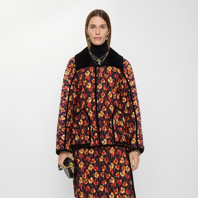 Burberry Geranium Leaf Quilted Nylon Floriston Jacket outlook